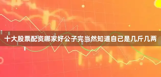 十大股票配资哪家好公子完当然知道自己是几斤几两